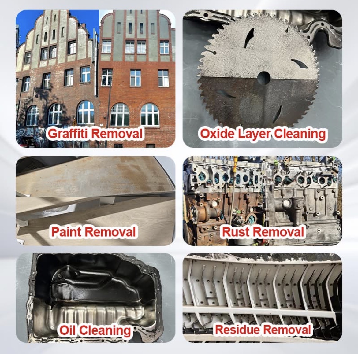 Full range of industrial applications